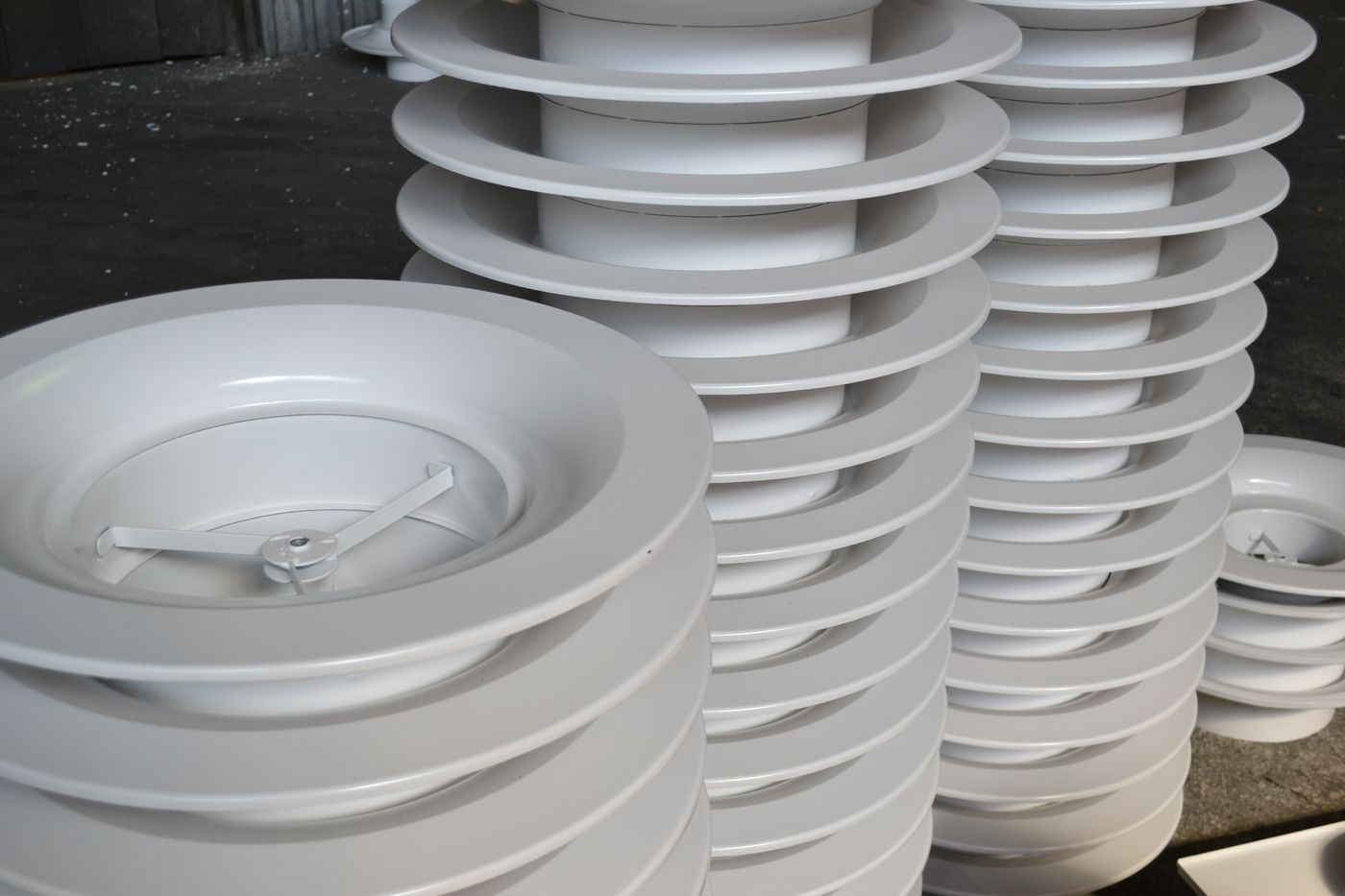 Finished products stack